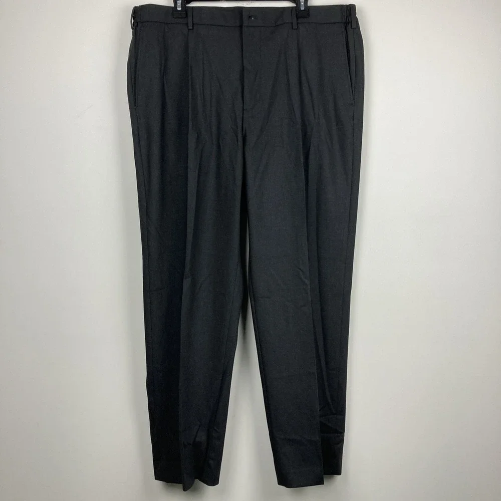 Tommy Hilfiger Mens Modern‎ fit Dress Pants 40 / 30 Dark Grey Solid